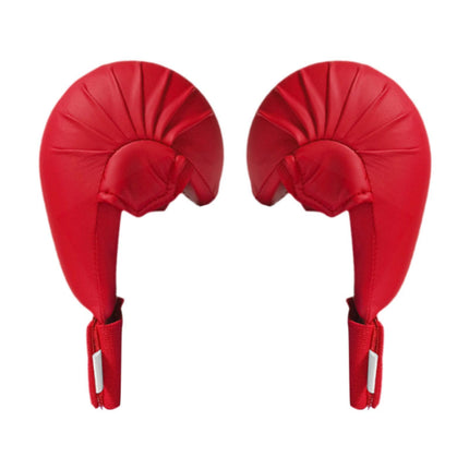 Crofta 2 Pieces Karate Training Mitts Kickboxing Professional Workout Boxing Gloves M red