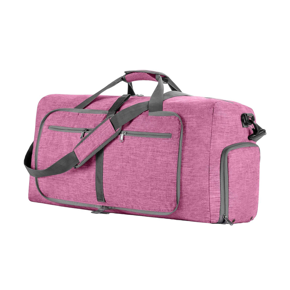 Carry on Bag Lightweight Tote over Night Bag for Business Travelling Camping Pink