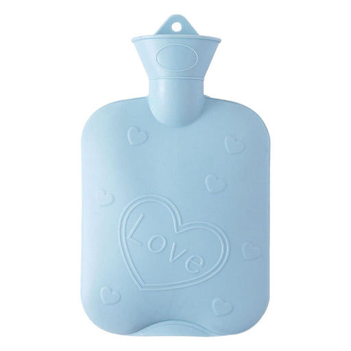 Crofta Hot Water Bottle Water Filling Medium Capacity Leakproof Hot Water Bag Blue