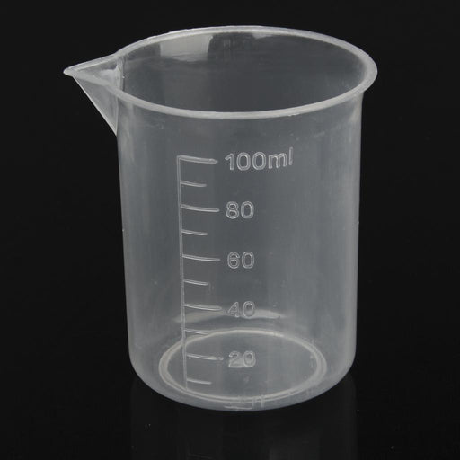 Crofta 100ml + 150ml + 500ml Kitchen Lab Graduated Beaker Cup Measuring Container Test