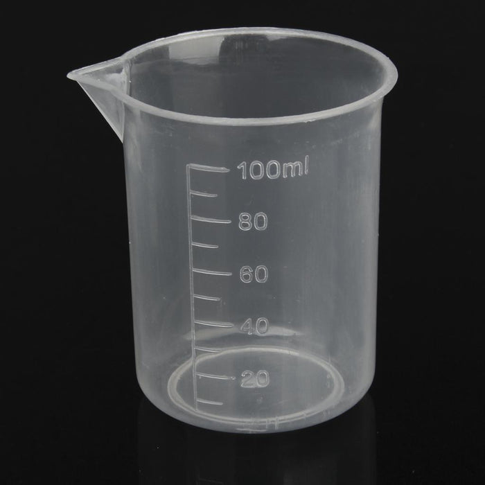 Crofta 100ml + 150ml + 500ml Kitchen Lab Graduated Beaker Cup Measuring Container Test