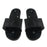 1 Pair Foot Massage Slippers Acupressure Massage Shoes Reflexology Sandals for Men Women, Black