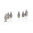 Crofta 10pcs Cone Spikes Screw Fixed Studs for DIY Craft Leathercraft