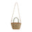 Tote Bag for Women W/ Zipper Weaving Handbag for Shopping Commuting Vacation Green