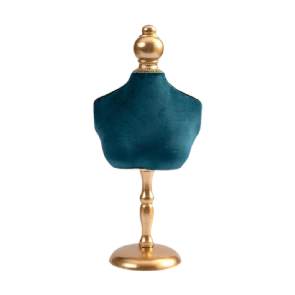 Crofta Necklace Mannequin Holder Velvet Jewelry Display Bust for Home Bedroom Decor