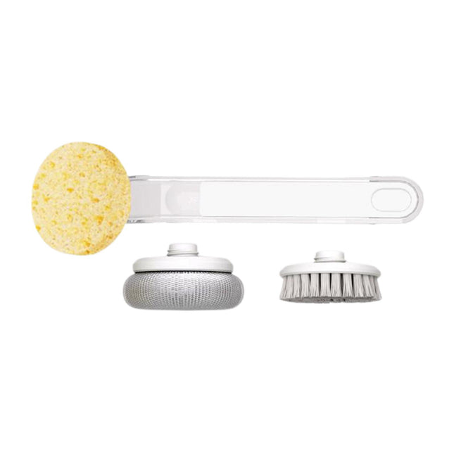 Crofta Pot Brush Non Scratch Scrubbing Dish Brushes for Stoves Cleaning Countertops White