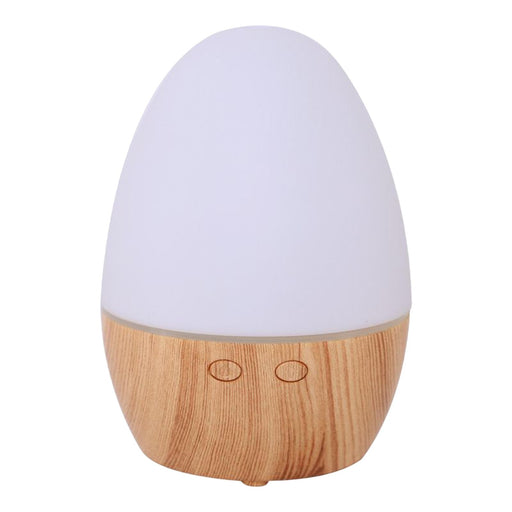 Crofta Mini Air Humidifier with Colorful Night Light Auto Shut Off for Bedroom Wooden