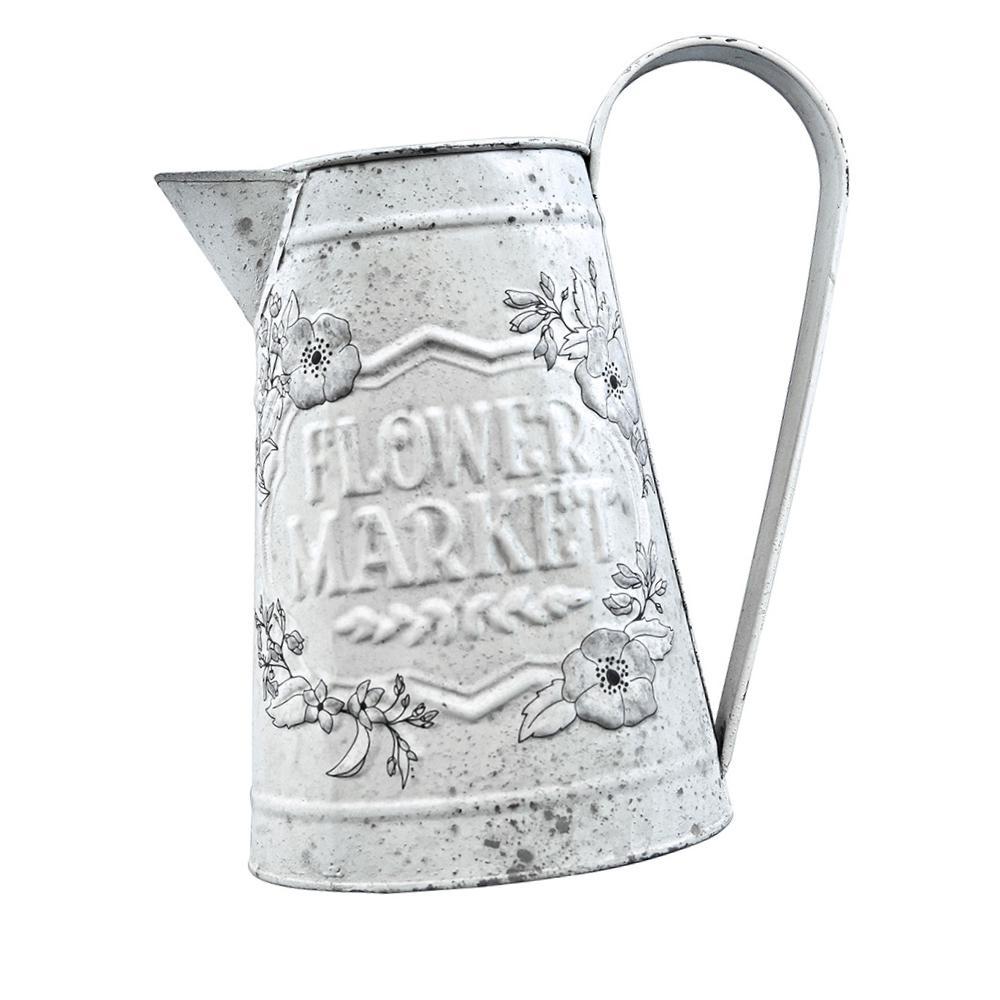 Watering Can Retro Design Jug Tabletop Ornament for Gardening Office Outdoor