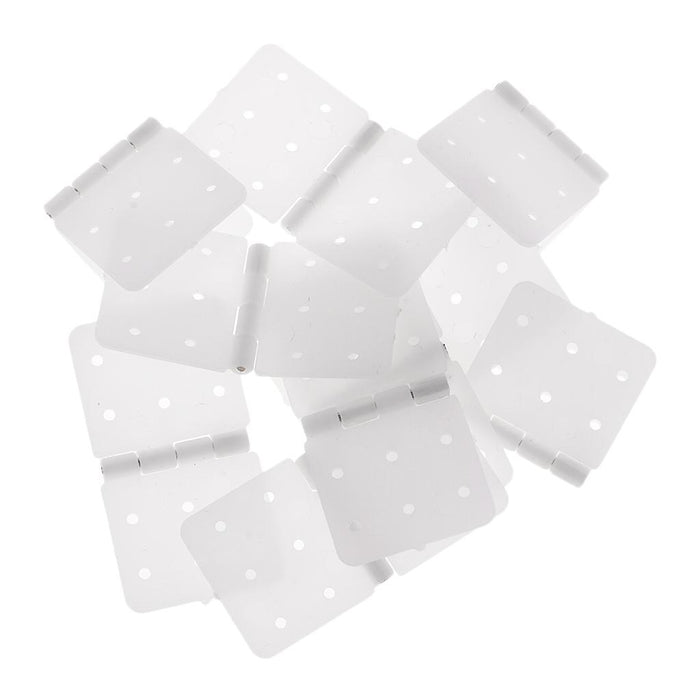 10pcs Plastic Pinned Hinges for RC Aircraft Hobby Model Plane Spare Parts L