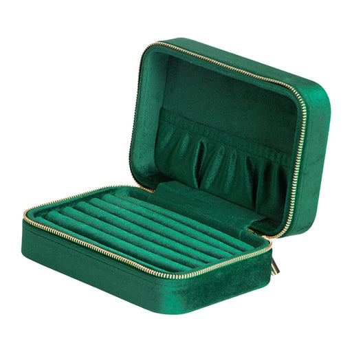 Crofta Travel Jewelry Box Collection Box Velvet Jewelry Box for Rings Earrings Stud