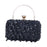 Crofta Women Clutch Purse Prom Lady Banquet Club Elegant Satchel Sequin Evening Bag Black