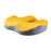 Crofta Seat Cushion Memory Foam Cushion Chair Cushion for Car Long Sitting Airplane Yellow Light Grey