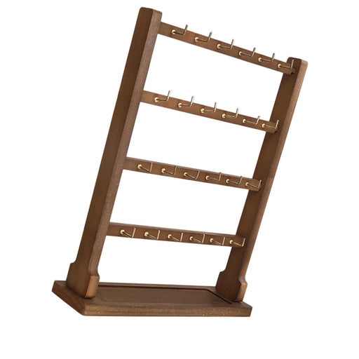 Crofta Earring Display Stand Multi Tiers Earring Holder for Bracelets Showcase Home 4 Tiers