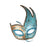 Masquerade Mask with Strap Fancy Dress Half Face Mask for Men Festival Party Blue