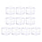 Crofta 10Pcs Mini Acrylic Display Case Shop Organizer for Crafts Toys Diecast Model 4.5x4.5x4.5cm