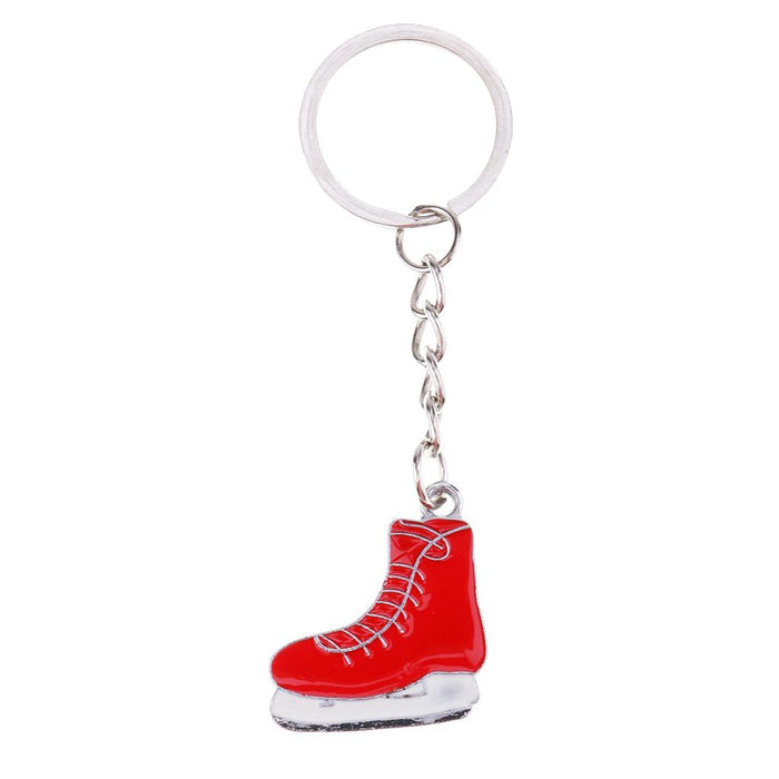 Crofta Woman Christmas Keychain Key Ring Phone Chain for Handbag Car Key Decor Christmas Boot