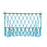 Wall Hanging Net Toy Storage Organizer Durable Handwoven Plush Toy Organizer Blue