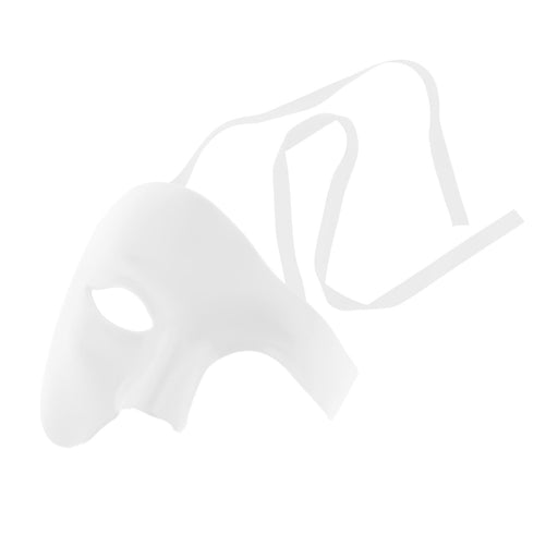 1/2 Half Face Masquerade Masks Cool Wedding Party Costume Stage White