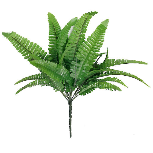 Crofta 1x Green Imitation Fern Plastic Artificial Grass Leaves Plant for Home Wedding Arrangement Decor