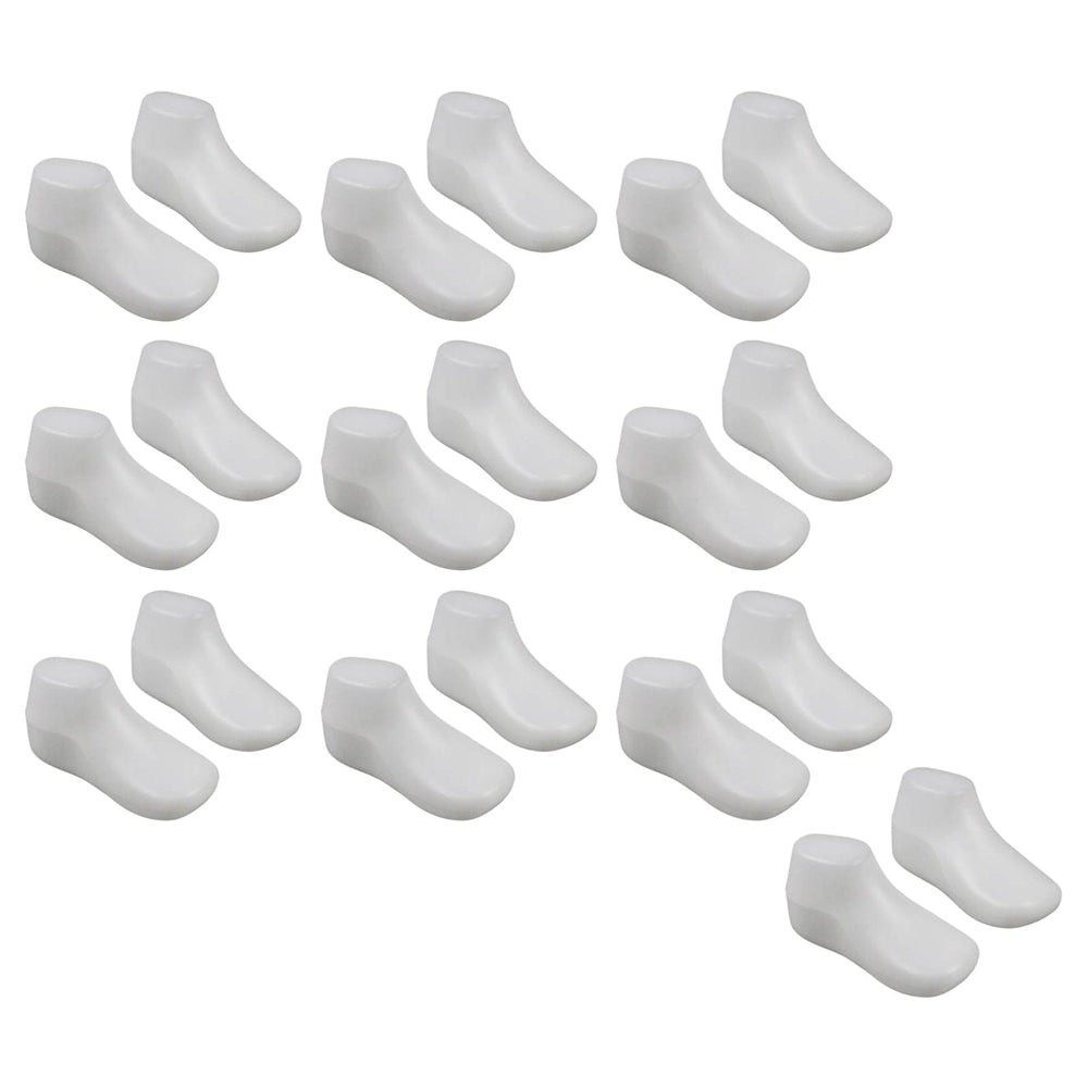 Crofta 10 Pair Baby Foot Model Baby Shoe Stretcher Toddler Booties Shaper Stand 11cm