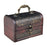 Crofta Trinket Box Wooden Treasure Chest Home Decor with Lid Hair Clips Jewelry Box 12cmx7cmx7cm