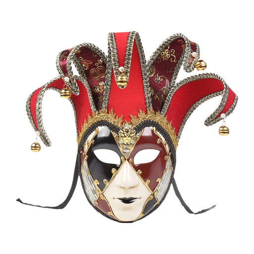 Crofta Mardi Gras Mask Carnival Mask Prom Mask Stage Performance Costume Props Red