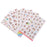 Crofta 6 Sheets Cute Momoi Scrapbooking Memo Stickers Diary Book Sticker Decoration