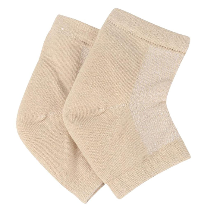 Crofta 1 Pair Vented Open Toe Heel Socks Sleeves Protector for Cracked Feet Skin