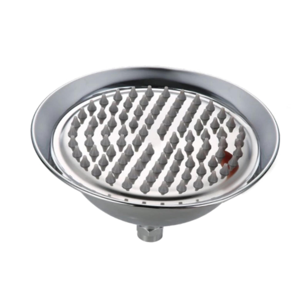 Rain Shower Head Easy to Install Retro Shower Sturdy Stainless Steel chrome