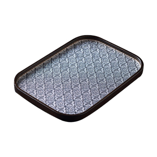 Breakfast Tray Food Tray Fruit Snack Tray for Tea Lover Gift Hotel Household 40x28x2.4cm