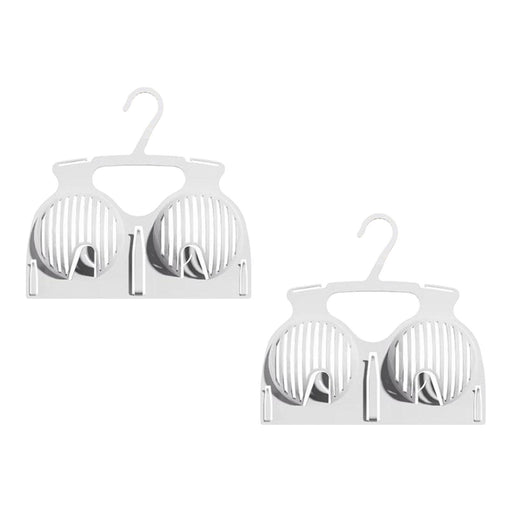 2Pcs Women Bra Display Hangers Decor Underwear Drying Racks for Wardrobe Bra