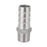 Crofta 1/2"x20mm Stainless Steel Male Thread Pipe Fitting Barb Hose Tail Connector