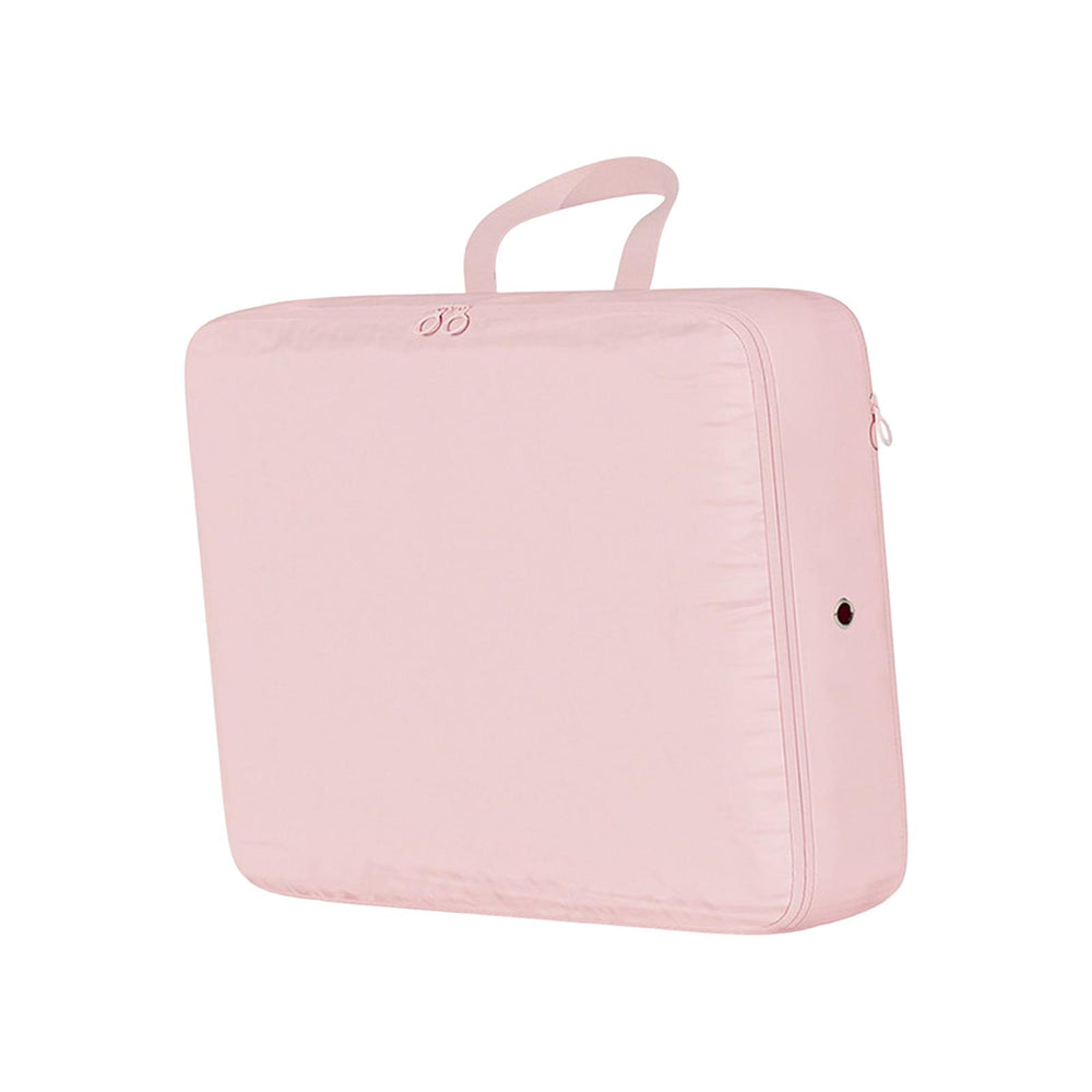 Crofta Compression Packing Cube Packing Organizer Smooth Two Way Zipper Collapsible Pink 40x30x12cm