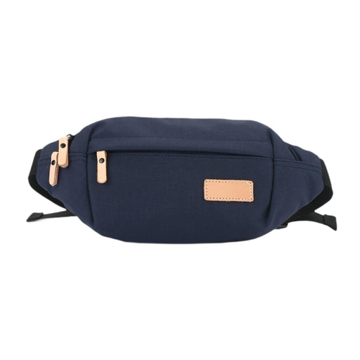 Crofta Men Chest Bag Multifunctional Shoulder Chest Bag for Workout Cycling Fishing Blue