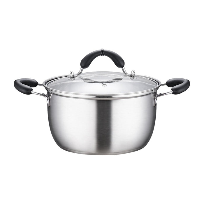 Stainless Steel Stockpot with Cover Soup Pot Nonstick Soup Pasta Canning Pot Large