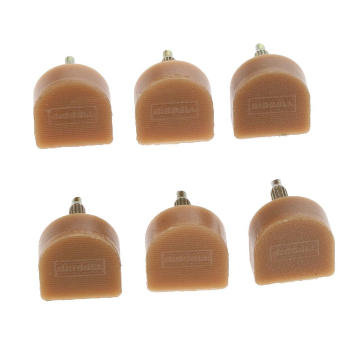 3 Pairs High Heel Plates Shoe DIY Repair Tip Replacement 14x14mm Apricot