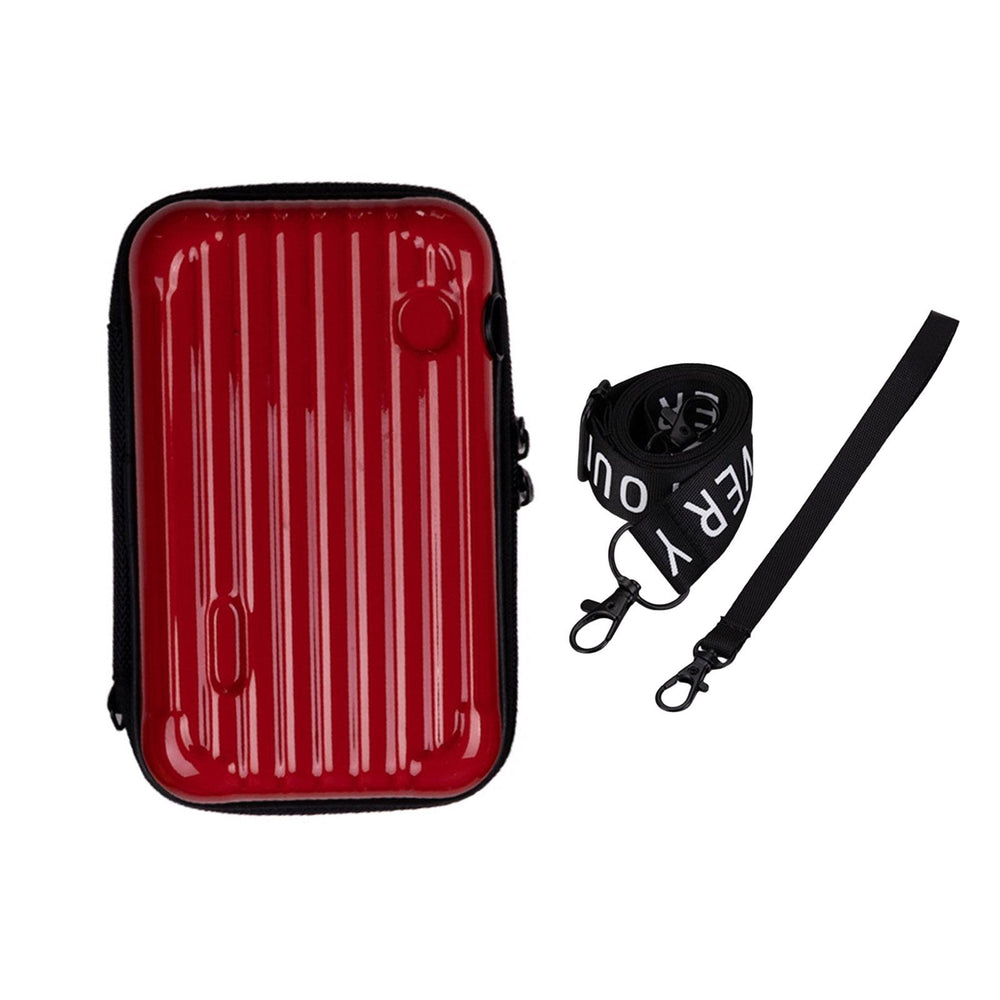 Crofta Cosmetic Storage Bag Portable Multipurpose Outdoor Travel Bag for Toiletries Red