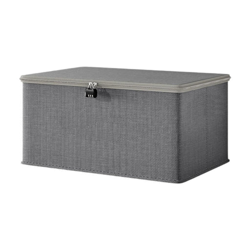 Storage Bin Decor Folding Storage Box with Lock for Playroom Bedroom Nursery 30cmx20cmx13cm