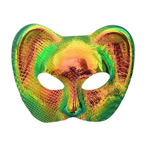 Crofta Leopard Mask Photo Prop Costume Accessory for Costume Party Easter Nightclub Multicolored