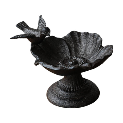 Crofta Garden Bird Bath Bowl Decorative Birdbath Decorative Gift Flower Bird Feeder