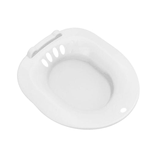 Crofta Women Toilet Seat Sitz Bath with Drain Holes for Future Mum Who Cannot Squat