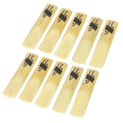 Crofta 10pcs bE Saxophone Reeds Strength 2.5 Reeds