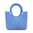 Beach Eva Bag EVA Casual Simple Handbag for Women for Party Birthday Gift Travel Blue