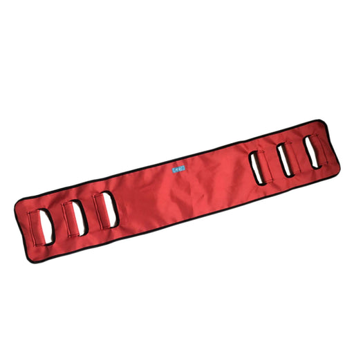 Transfer Belts with Three Grippers Easy Lift Reusable for Bedridden red M