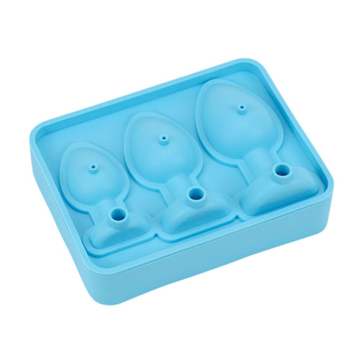 Ice Cubes Silicone Mould Three Sizes Grids Ice Cubes Maker for Beverage Cafe Blue