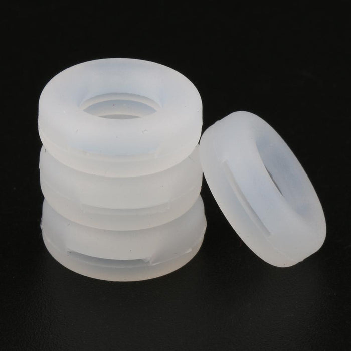 Crofta 2 Pairs Anti Slip Silicone Ear Hooks Holder for Glasses White