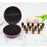 12 Compartment Round Mini Small Essential Oils Bag Travel Storage Carrying Case Zip Pouch Holder For 1ml 2ml Bottles