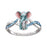 Crofta Wedding Ring Decoration Female Ring for Valentine's Day Birthday Gifts Bride Size 6