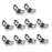 Crofta 10pcs Glass Shelf Right Angle Fixing Clip Bracket with Suction Cup