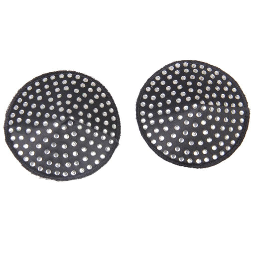 Women's Reuseable Clear Rhinestone Round Nipple Covers Breast Stickers